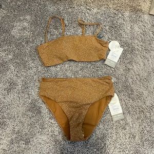 NWT Vuori swim Dune Bikini top and bottom
